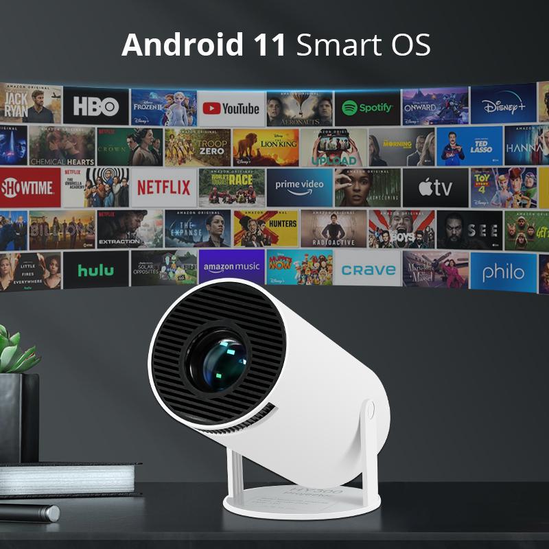 Gleetech Freestyle 4K Android Smart Projector - Geelimzshop (PVT) LTD